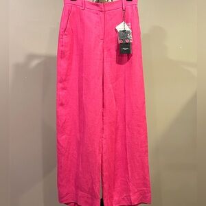 Max Mara Weekend Malizia Wide-Leg Linen Trousers